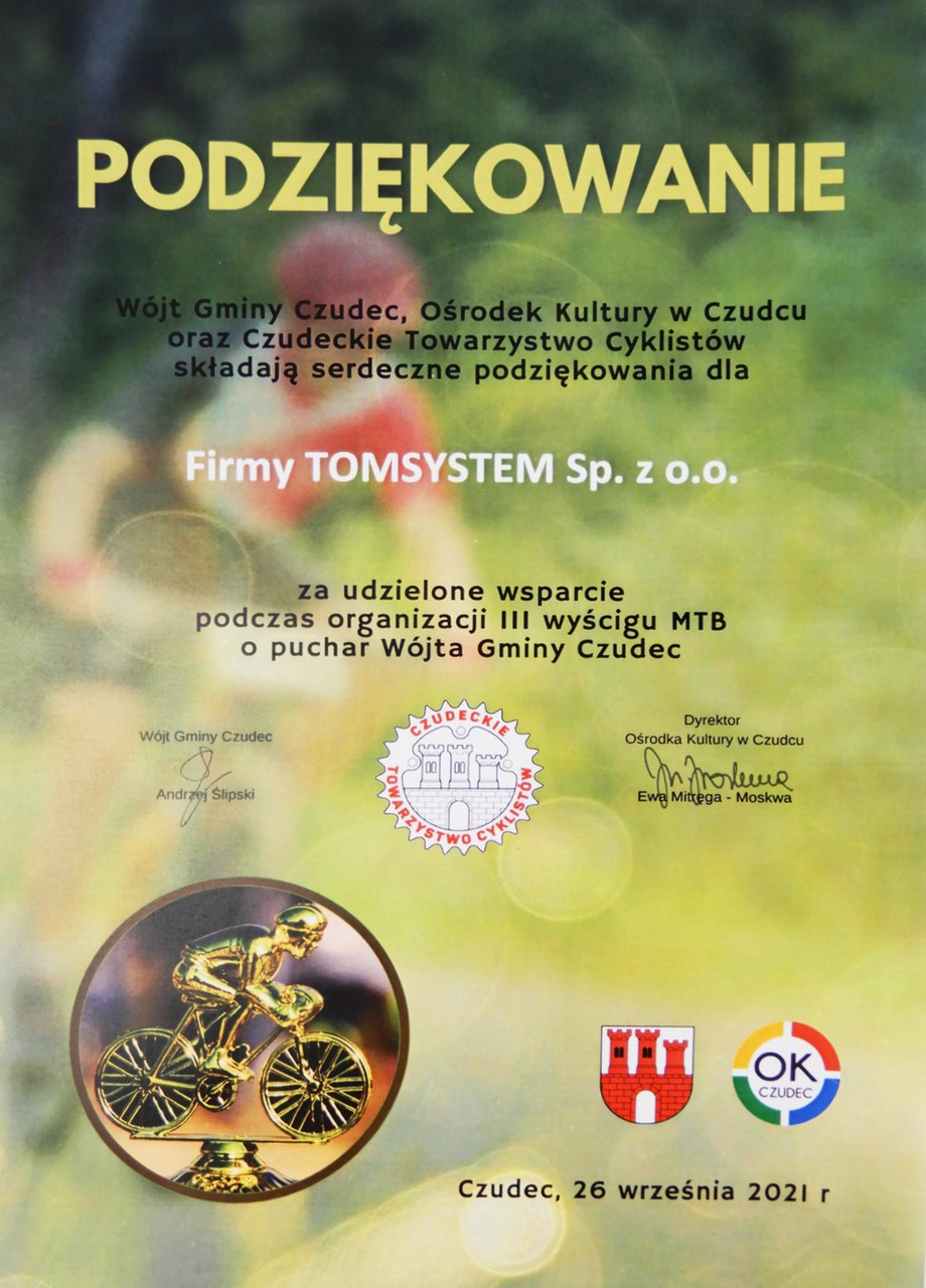 Podziękowanie